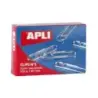 Apli Pack de 100 Clips Galvanizados nº3 40 mm | Ahorro Imprimiendo