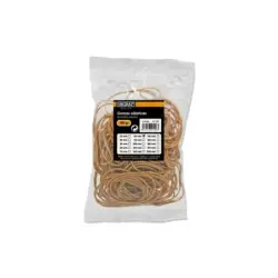 Ingraf Bolsa de 100gr de Gomas Elasticas 80mm - Alta Calidad - 70% Caucho - Gran Resistencia y Elasticidad - Color Marron | Ahor