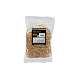 Ingraf Bolsa de 100gr de Gomas Elasticas 100mm - Alta Calidad - 70% Caucho - Gran Resistencia y Elasticidad - Color Marron | Aho