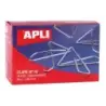Apli Clips Mariposa Alambre Nº 10 (40mm) Acabado Galvanizado-Plata-Organiza tus Documentos con Estilo-Caja con 50 Clips | Ahorro