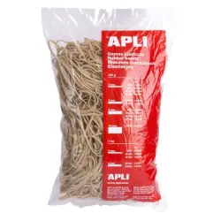 Apli Gomas Elasticas de Caucho Natural - Ø 160 x 3mm - Gran Elasticidad y Resistencia - 1kg de Contenido | Ahorro Imprimiendo