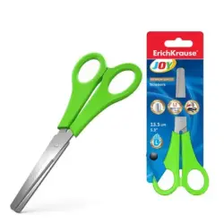 Erichkrause Joy Tijeras para Zurdos 13.5cm - Cuchillas Acero Inoxidable - Extremos Redondeados - Resistente a La Corrosion - Man