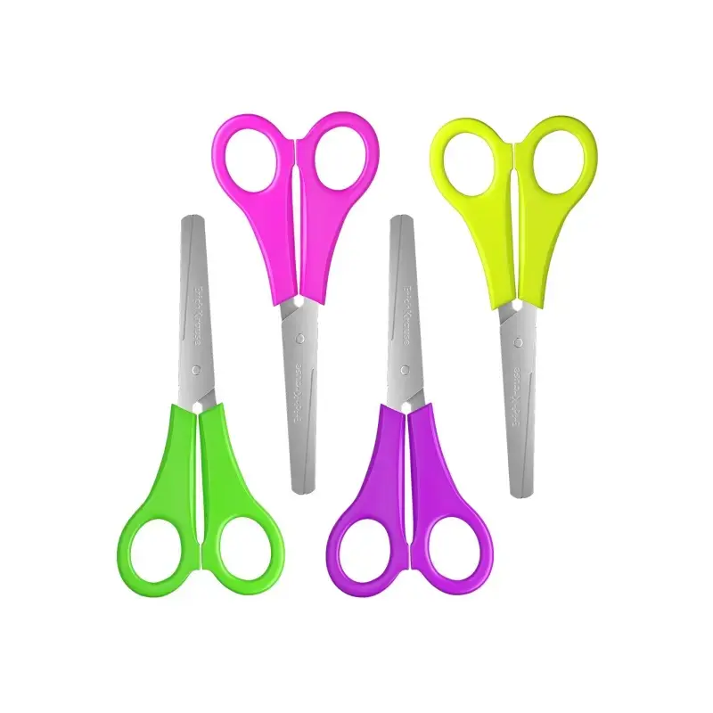 Erichkrause Joy Tijeras para Zurdos 13.5cm - Cuchillas Acero Inoxidable - Extremos Redondeados - Resistente a La Corrosion - Man