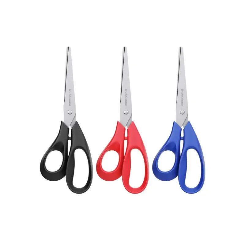 Erichkrause Dynamic Tijeras de Acero Inoxidable para Zurdos de 18cm - Afilado Doble - Resistente a la Corrosion - Mangos Ergonom