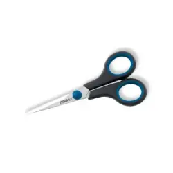 Dahle 54405 Office Comfort-Grip Tijeras de Acero Templado 14cm - Hojas Afiladas - Mangos Revestidos de Goma | Ahorro Imprimiendo