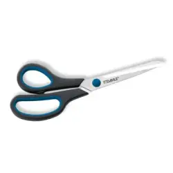 Dahle 54418 Office Comfort-Grip Tijeras de Acero Templado 21cm - Modelo Especial para Zurdos - Hojas Afiladas - Mangos Revestido