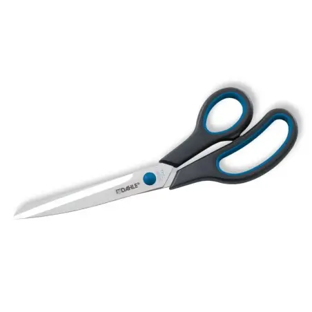 Dahle 54410 Office Comfort-Grip Tijeras de Acero Templado 25cm - Hojas Afiladas - Mangos Revestidos de Goma | Ahorro Imprimiendo