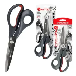 Erichkrause Santoku Multifuncional 3 en 1 Tijeras 20.5cm - Permite Cortar Facilmente Cordeles, Cuerdas, Alambres y Tallos de Pla