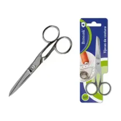 Bismark Tijera de Costura en Acero Inoxidable 14cm - Fijacion por Tornillo - Presion Constante Entre Hojas - Presentacion en Bli