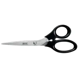 Leitz Tijeras de Acero Inoxidable 20cm - Agarre Ergonomico - Color Negro | Ahorro Imprimiendo