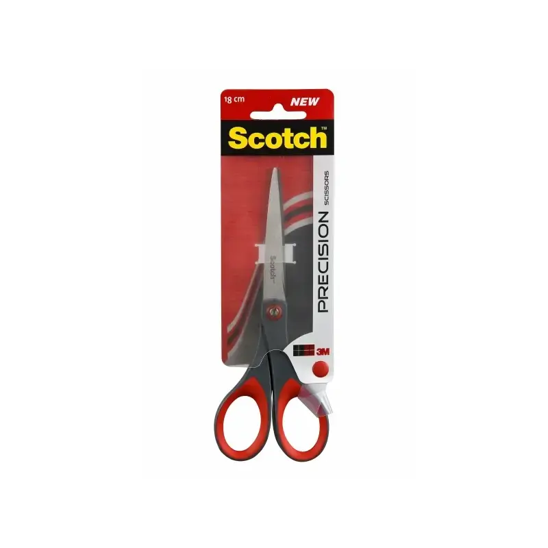 Scotch Tijeras de Precision - 18cm - Color Negro/Rojo | Ahorro Imprimiendo