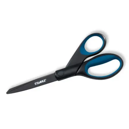 Dahle 54308 Office Titanium Tijeras de Acero Templado 20cm - Recubiertas de Titanio - Revestimiento Antiadherente - Mangos Reves