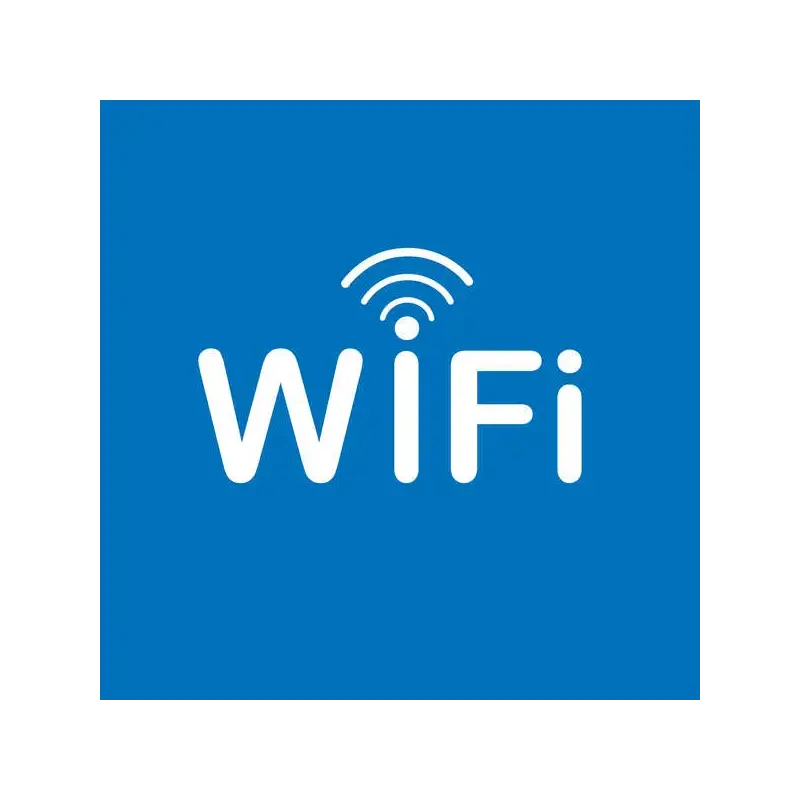 Apli Pegatina en PVC de Señalizacion Zona WiFi 114x114mm - Adhesivo Permanente | Ahorro Imprimiendo