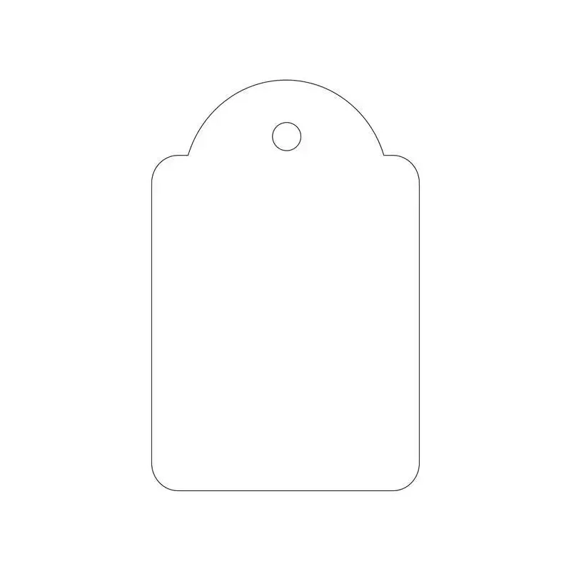 Apli Etiquetas Colgantes Blancas 28 x 43mm 100 U. | Ahorro Imprimiendo