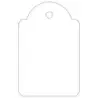 Apli Etiquetas Colgantes Blancas 28 x 43mm 100 U. | Ahorro Imprimiendo