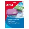 Apli Pack de 650 Etiquetas Especiales para Congelador 38.1x21.2mm - 10 Hojas por 65 Etiquetas - Adhesivo Removible Resistente ha