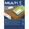 Multi3 Pack de 2700 Etiquetas Blancas Tamaño 70x30mm - 100 Hojas x 27 Etiquetas - Aptas para Imprimir | Ahorro Imprimiendo