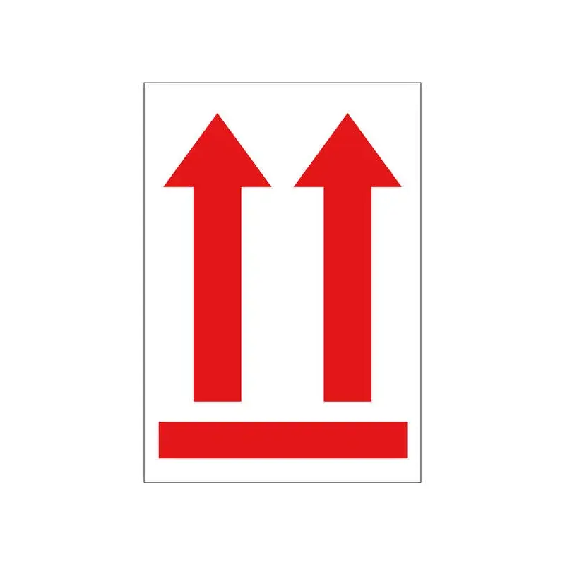 Apli Rollo de 200 Etiquetas Flecha Posicion Vertical 90x130mm | Ahorro Imprimiendo