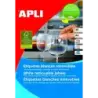 Apli Pack de 6.750 Etiquetas Blancas Removibles 17.8 x 10.0mm - 25 Hojas x 270 Etiquetas - Adhesivo Removible - Color Blanco | A