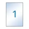 Apli Etiquetas Permanentes Transparentes 210 x 297 mm - 10 Hojas | Ahorro Imprimiendo