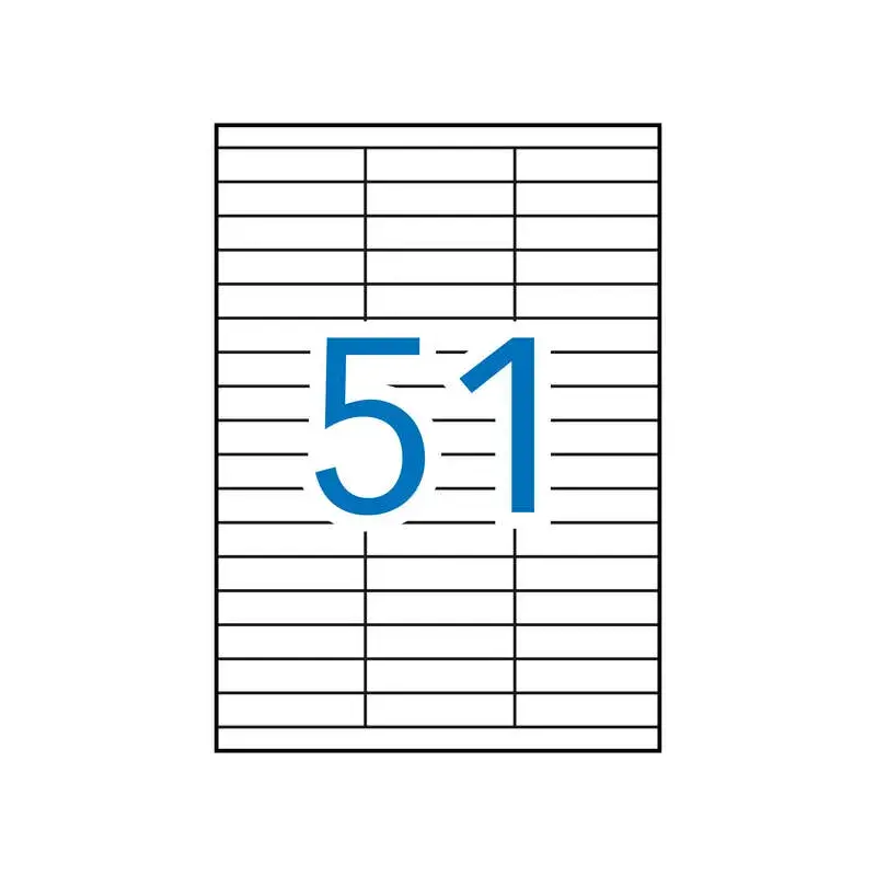 Apli Etiquetas Blancas Permanentes 70.0 x 16.9 mm 100 Hojas | Ahorro Imprimiendo