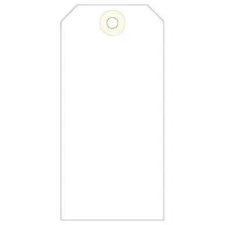 Apli Pack de 1.000 Etiquetas con Arandela 120x57mm - Cartulina de 160g/m² - Arandela Reforzada - Color Crema | Ahorro Imprimiend