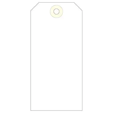 Apli Pack de 1.000 Etiquetas con Arandela 120x57mm - Cartulina de 160g/m² - Arandela Reforzada - Color Crema | Ahorro Imprimiend