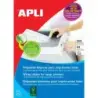 Apli Etiquetas Blancas Permanentes para Laser 105.0 x 37.0mm 250 Hojas | Ahorro Imprimiendo
