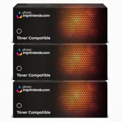 Pack 3 HP CB435A (35A) Negro Tóner Compatibles