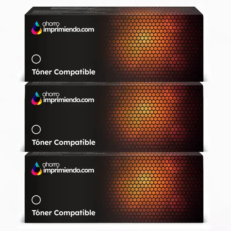 Pack 3 HP CF283A (83A) Negro Tóner Compatibles