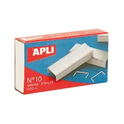 Apli Grapas Galvanizadas Plata Brillante 0.53mm - Precisas y Duraderas | Ahorro Imprimiendo