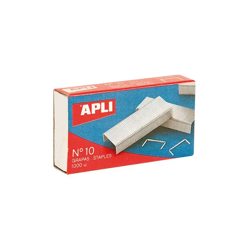 Apli Grapas Galvanizadas Plata Brillante 0.53mm - Precisas y Duraderas | Ahorro Imprimiendo