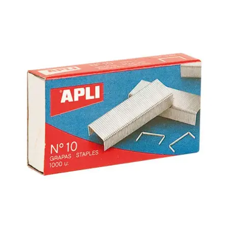 Apli Grapas Galvanizadas Plata Brillante 0.53mm - Precisas y Duraderas | Ahorro Imprimiendo