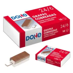 Dohe Caja de 1000 Grapas 24/6 Cobreadas | Ahorro Imprimiendo