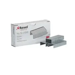 Rexel Caja de 1000 Grapas 24/6 Nº16 - Hasta 20 Hojas - Acero de Alta Calidad - Patilla de 6mm | Ahorro Imprimiendo