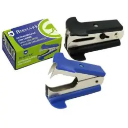 Bismark Quitagrapas Tipo Pinza - Cuerpo Metalico con Empuñadura de Plastico - Cierre de Seguridad | Ahorro Imprimiendo