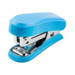 Novus Mini Grapadora Compacta - Hasta 12 Hojas - Grapado Cerrado y Abierto - Incluye 320 Grapas - Color Azul | Ahorro Imprimiend