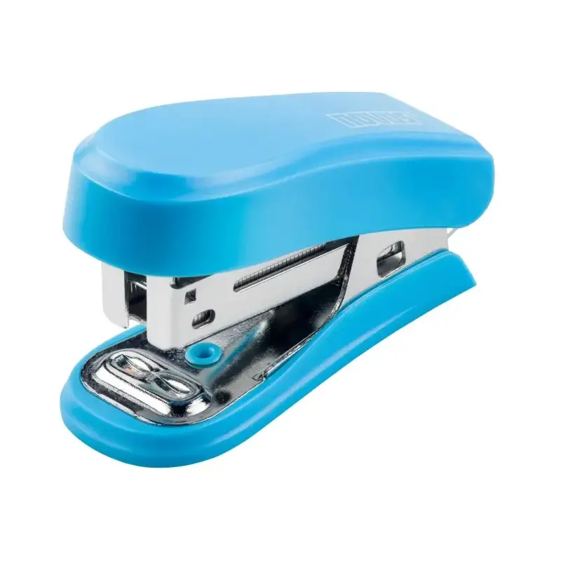 Novus Mini Grapadora Compacta - Hasta 12 Hojas - Grapado Cerrado y Abierto - Incluye 320 Grapas - Color Azul | Ahorro Imprimiend