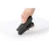 Novus Harmony B10 re+new Grapadora de Sobremesa - Fabricada con 95% de Plastico Reciclado - Hasta 15 Hojas - Grapado Cerrado y C