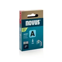 Novus A Tipo 53 Caja de 800 Grapas 53/6 Galvanizadas - Patilla de 6mm | Ahorro Imprimiendo