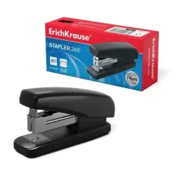 Erichkrause Classic Minigrapadora - Grapa hasta 25 Hojas - Para Grapas 24/6, 26/6 - Plastico Resistente a Golpes - Mecanismo de