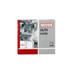 Novus 23/13 Super Caja de 1000 Grapas 23/13 Galvanizadas para Grapadoras de Gruesos | Ahorro Imprimiendo