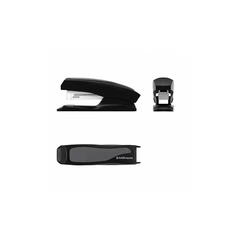 Erichkrause Elegance Half-Strip Grapadora de Sobremesa - Grapa hasta 30 Hojas - Grapado Abierto y Cerrado - Admite Grapas 24/6 y