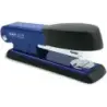 Rapesco Bowfin Grapadora Metalica de Sobremesa - Hasta 25 Hojas - Grapas 26/6, 24/6 - Grapado Cerrado y Abierto - Color Azul/Neg