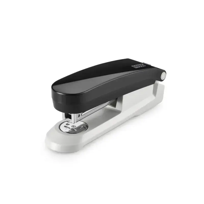 Novus Evolution E 20 Grapadora de Sobremesa + Caja de 200 Grapas 24/6 - Hasta 20 Hojas - Grapado Cerrado, Abierto y Clavado - Co