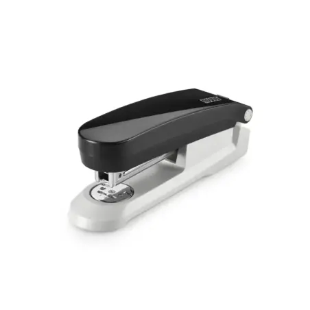 Novus Evolution E 20 Grapadora de Sobremesa + Caja de 200 Grapas 24/6 - Hasta 20 Hojas - Grapado Cerrado, Abierto y Clavado - Co