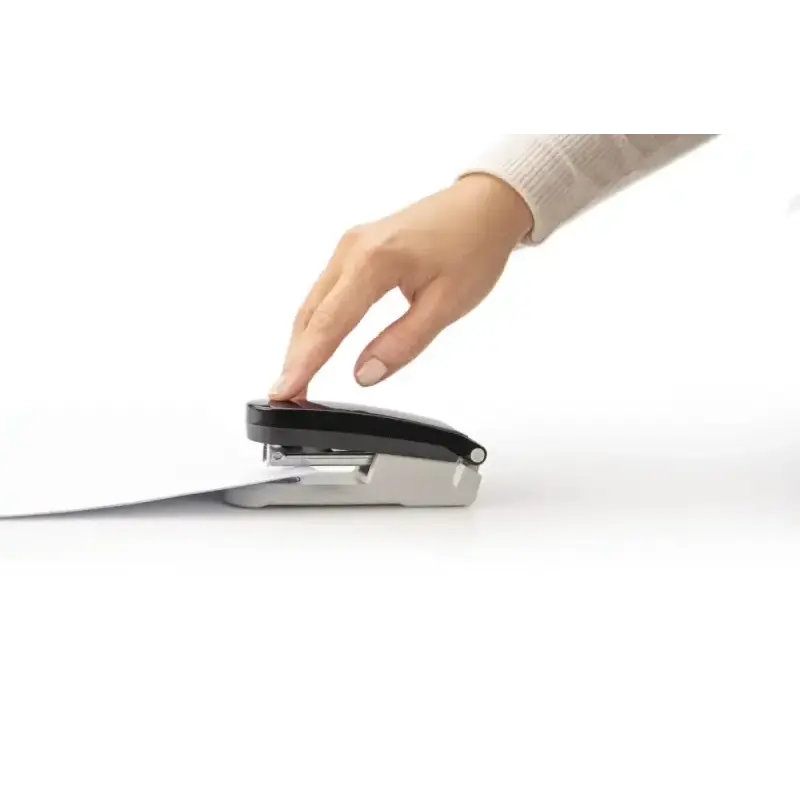 Novus Evolution E 20 Grapadora de Sobremesa + Caja de 200 Grapas 24/6 - Hasta 20 Hojas - Grapado Cerrado, Abierto y Clavado - Co