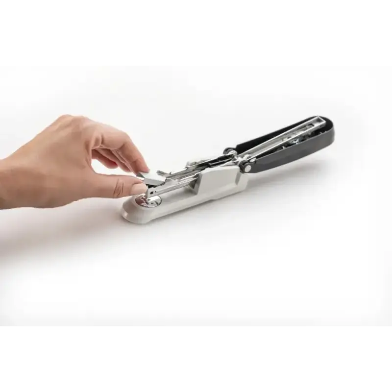 Novus Evolution E 20 Grapadora de Sobremesa + Caja de 200 Grapas 24/6 - Hasta 20 Hojas - Grapado Cerrado, Abierto y Clavado - Co