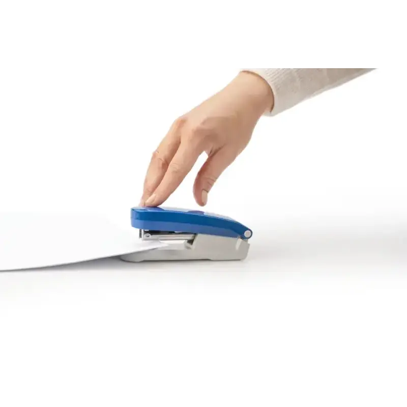 Novus Evolution E 20 Grapadora de Sobremesa + Caja de 200 Grapas 24/6 - Hasta 20 Hojas - Grapado Cerrado, Abierto y Clavado - Co