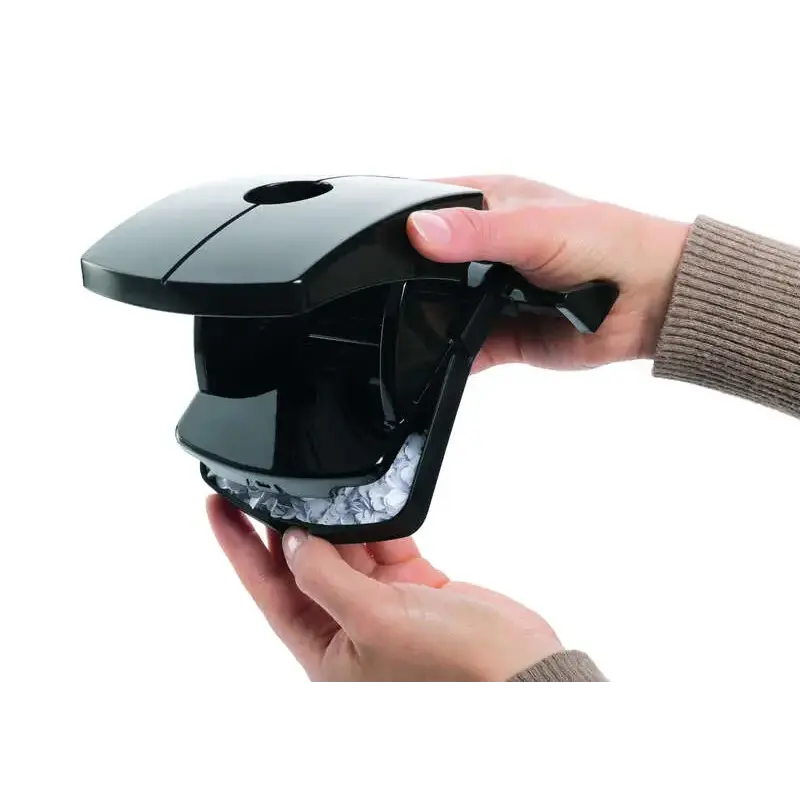 Novus B 230 re+new Perforadora de Papel - Perfora hasta 30 Hojas - Fabricada con Plastico Reciclado - Escala de Tope - Vaciado F